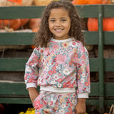 Eliza Long Sleeve Floral Sweatshirt and Jogger Set