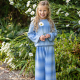 Nova Wide Leg Ombre Ribbed Knit Pants