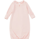 Amelia Rose Newborn Gowns Long Sleeve Solid Ruffle Trim Newborn Gowns