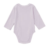 Soft Meadow Long Sleeve Solid Scalloped Trim Bodysuit