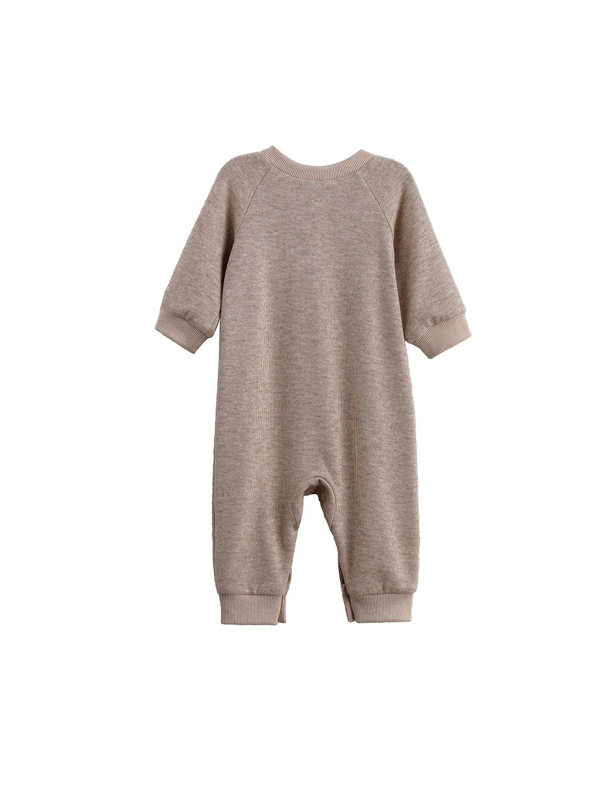Levi Long Sleeve Ribbed Knit Straight Leg Romper