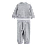 Jacob Long Sleeve Solid Collared Sweatshirt and Jogger Set