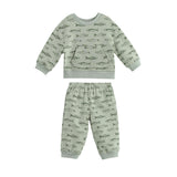 Matthew Long Sleeve Fish Print Sweatshirt and Jogger Set