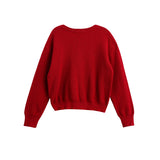 Winterberry Ribbed Long Sleeve Button Front Cardigan Sweater