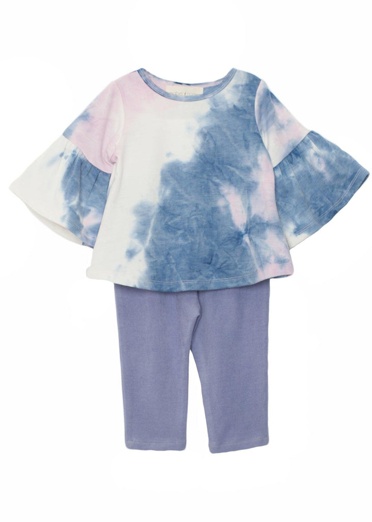 Frilly Lady Knit Tie Dye 2 PC Set - Carousel Brands