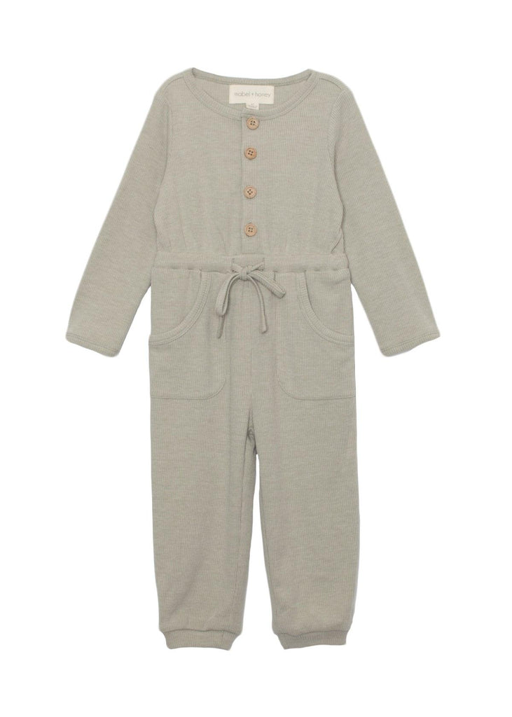 Olive and Fig Knit Jumpsuit - Carousel Brands