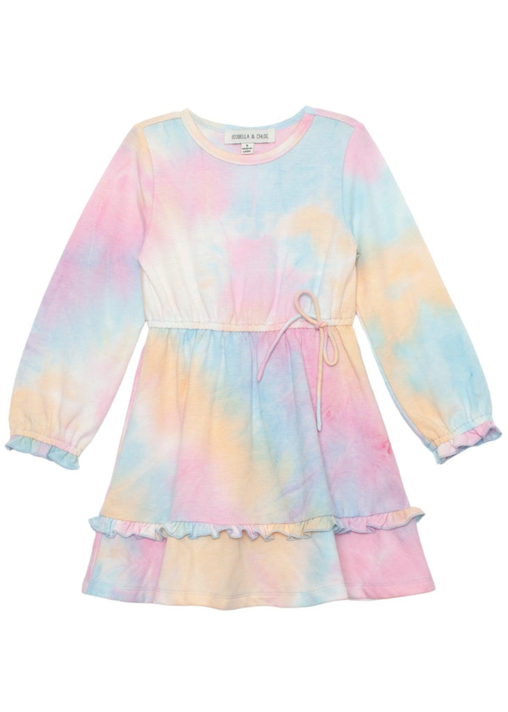 Cotton Candy Tie Dye Tiered Knit Dress - Carousel Brands