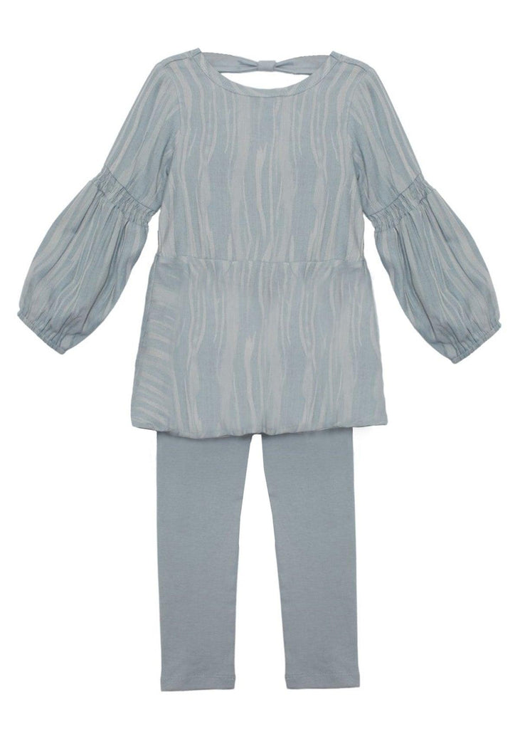 Daydreamer Knit Flutter Top 2 PC Pant Set - Carousel Brands