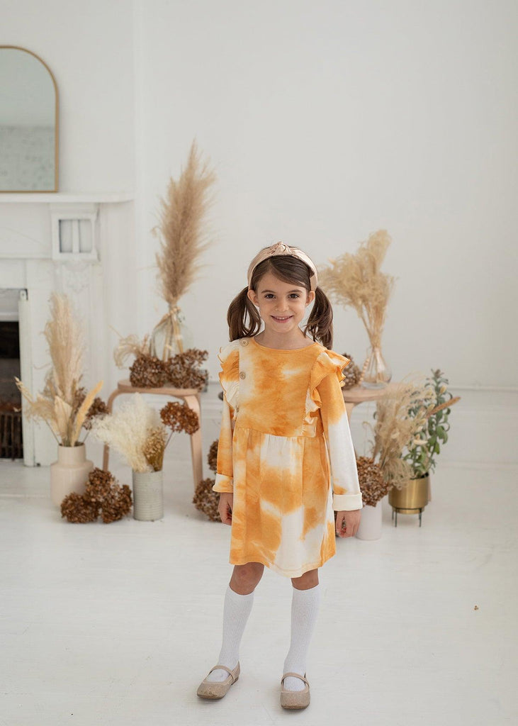 Warm Sunshine Knit Tie Dye Dress - Carousel Brands