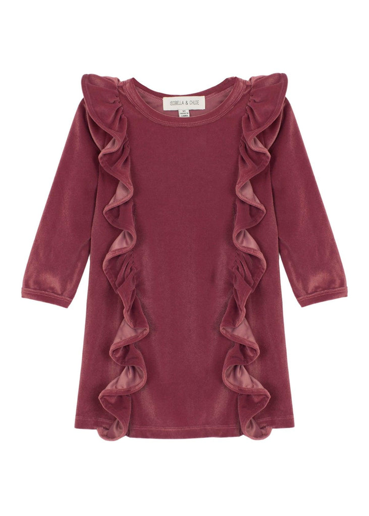 Sugar Plum Velvet Dress - Carousel Brands