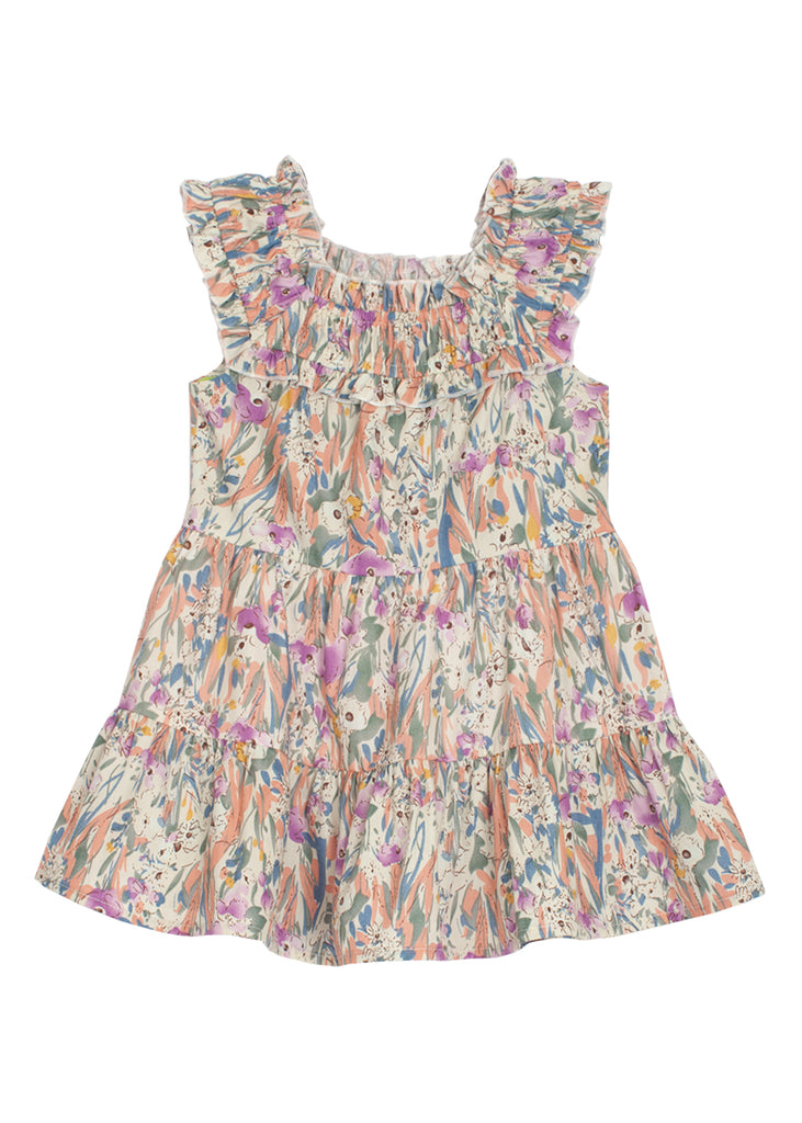 Mabel and Honey Tiered Dress with floral Prints