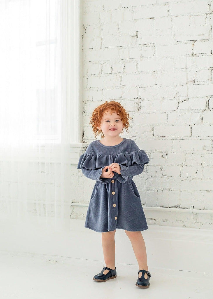 Purple Haze Corduroy Dress - Carousel Brands