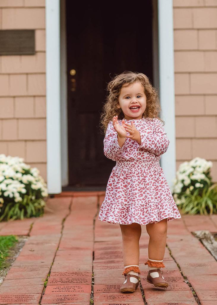 Amber Knit Little Girl Dress