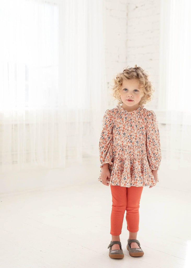 Pumpkin Pie Rayon & Knit 2 PC Baby Toddler Set - Carousel Brands