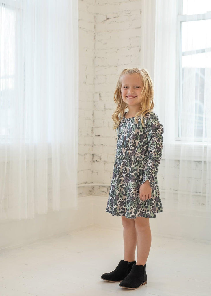 Mini Trailblazer Knit Little Girl Dress - Carousel Brands