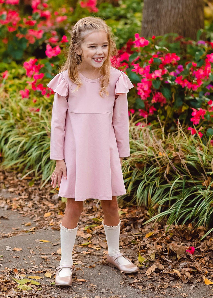 Sweet Magnolia Knit Little Girl Dress - Carousel Brands